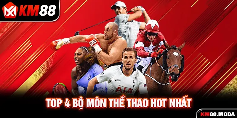 Top 4 bộ môn thể thao hot nhất